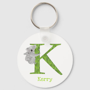 Dier ABC K is voor koala-sleutelhanger Sleutelhanger