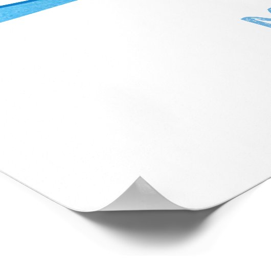 Dier ABC M is voor lamantijn afdruk Poster (Hoek)