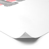 Dier ABC R is voor neushoornprint Poster (Hoek)