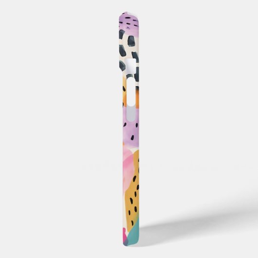 Dier Abstract Modern Retro Kleurrijk Case-Mate iPhone Case (Achterkant / Links)