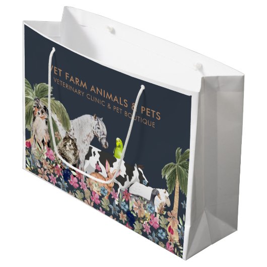Dier Botanisch Kat Hond Vogel Huisdier Groot Cadeauzakje (Voorkant Gekanteld)