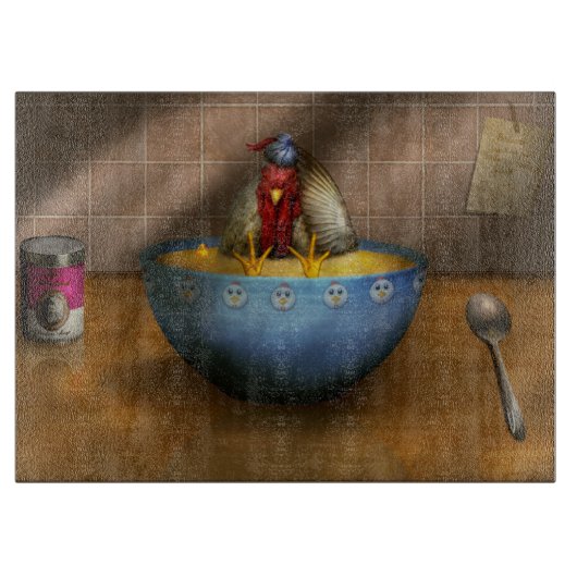 Dier - Chicken - Chicken Soup Smart Hoesje Snijplank (Voorkant)