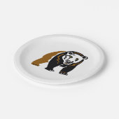 Dier - Cool GRIZZLY Beer - Wildlife- Feest Papieren Bordje (Gekanteld)