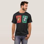 Dier dat karaoke zingt enthousiast grappig t-shirt (Voorkant volledig)
