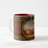 Dier - De cavia Tweekleurige Koffiemok (Voorkant links)