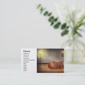 Dier - De cavia Visitekaartje (Staand voorkant)