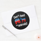 Dier de dieren niet aan ronde sticker (Envelop)