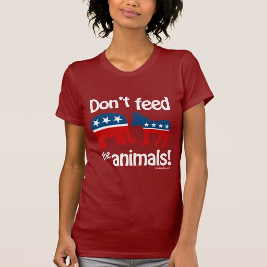 Dier de dieren niet aan t-shirt (Voorkant)