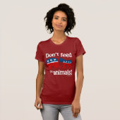 Dier de dieren niet aan t-shirt (Voorkant volledig)