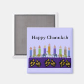 Dier Dreidel Hannukah Menorah Magnet (Voorkant / Achterkant)
