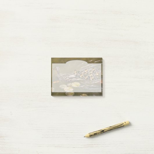 Dier - Eenden - Zwemmen als een eend Post-it® Notes (Op bureau)