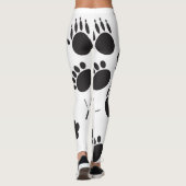 Dier- en Vogelvoetafdruk Leggings (Achterkant)