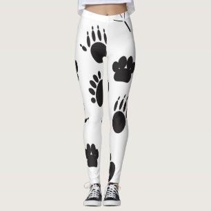 Dier- en Vogelvoetafdruk Leggings
