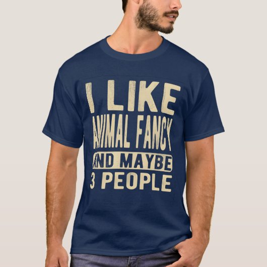 Dier fancy Zeggen vriend T-shirt (Voorkant)