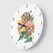 dier flamingo grote klok (Hoek)