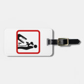 Dier geen dochter aan de Krokodilentuin. Bagagelabel (Voorkant horizontaal)