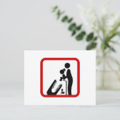 Dier geen dochter aan de Krokodilentuin. Briefkaart (Staand voorkant)