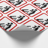 Dier geen dochter aan de Krokodilentuin. Cadeaupapier (Hoek)