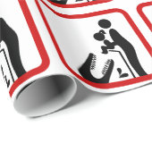 Dier geen dochter aan de Krokodilentuin. Cadeaupapier (Rol Hoek)