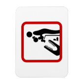 Dier geen dochter aan de Krokodilentuin. Magneet (Verticaal)