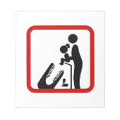 Dier geen dochter aan de Krokodilentuin. Notitieblok (Voorkant)