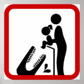 Dier geen dochter aan de Krokodilentuin. Poster (Voorkant)