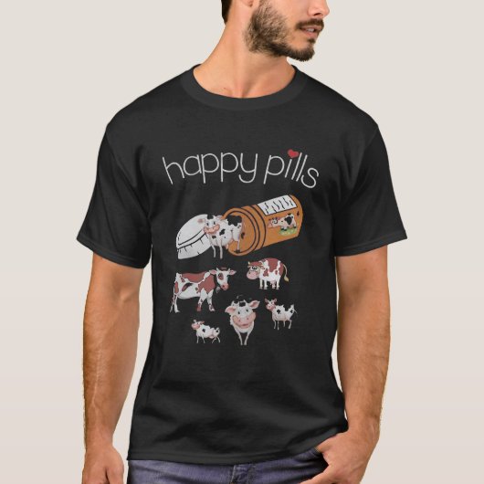 Dier Gelukkige Bill Koe T-shirt (Voorkant)