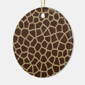 Dier Giraffe Print Kerst Ornament (Links)