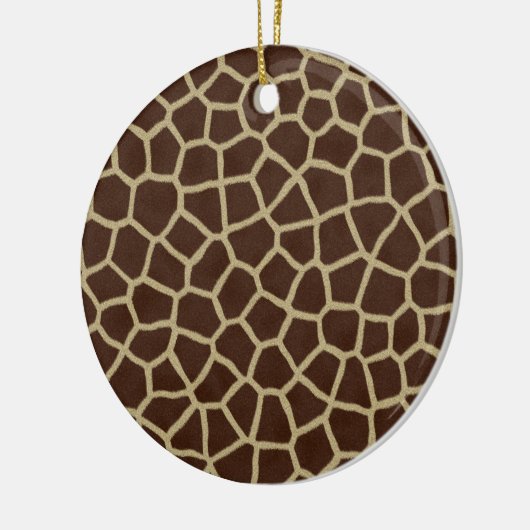 Dier Giraffe Print Kerst Ornament (Links)