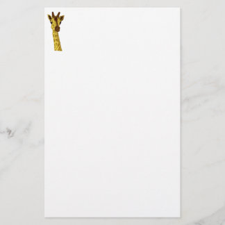 Dier - Giraffe (zonder achtergrond) Briefpapier