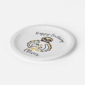 Dier - Graphic SLOTH - Wilde dieren - Partij Papieren Bordje (Gekanteld)