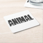 Dier - Gym Bodybuilding Fitness Kartonnen Onderzetters (Schuin)