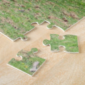 dier, hert, natuur, wilde dieren, staarten, bos legpuzzel (Zijkant)