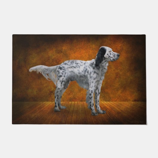 Dier - Hond - De Engelse Setter Deurmat (Voorkant)