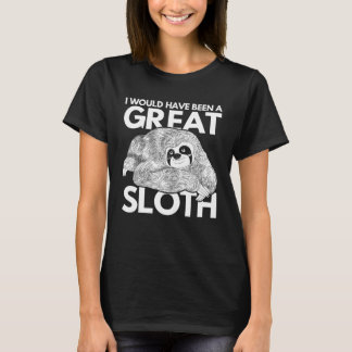 Dier in de Dierentuin   Ik was een geweldige luiaa T-shirt