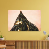 Dier in gevangenschap canvas afdruk (Insitu (Woonkamer))