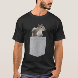 Dier in je zak Amerikaanse grijze eekhoorn T-shirt