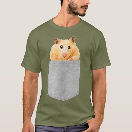 Dier in je zakhamster t-shirt (Voorkant)