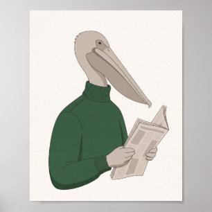 Dier in trui Kunst Nr. 3 Poster