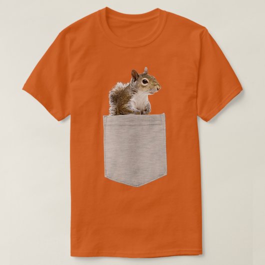 Dier in uw Amerikaanse Amerikaanse grijze eekhoorn T-shirt (Design voorkant)