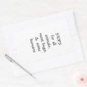 Dier, insect, insectenliefhebber sticker (Envelop)