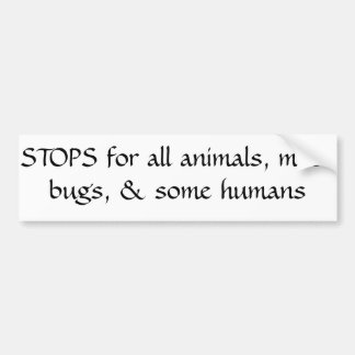 Dier-, insect-, insectenliefilsticker bumpersticker