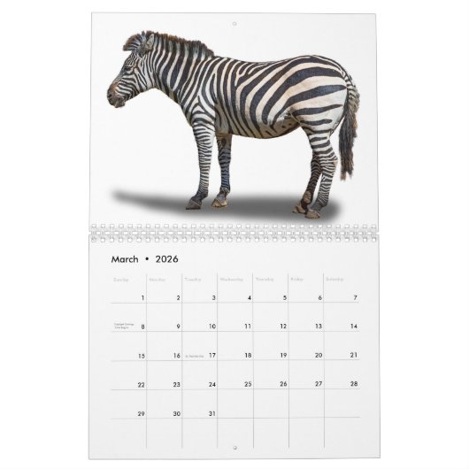 DIER KALENDER (Mar 2026)