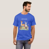 Dier konijn egel Jannick vriend T-shirt (Voorkant volledig)
