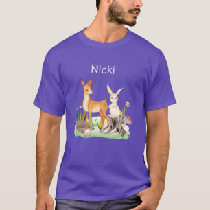 Dier konijn egel Nicki grappig T-shirt
