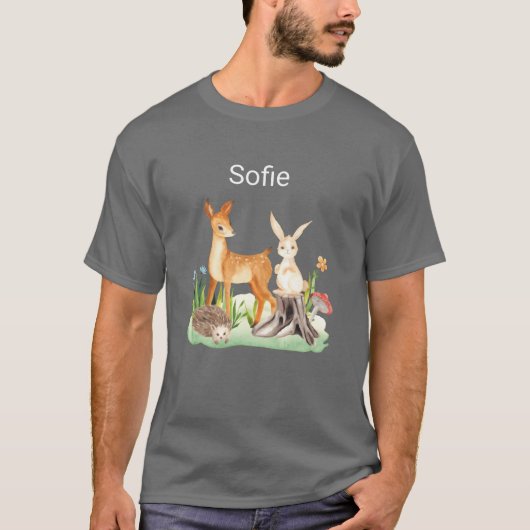Dier konijn egel Sofie grappig T-shirt (Voorkant)