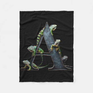 Dier Leguanen Vintage Rap Hip-hop Fleece Deken