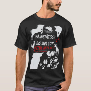 Dier Liefde Veganistisch Vegetarisch Vredes Waarde T-shirt