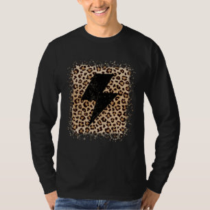 Dier Luipaard Jachtluipaard Bout Bliksem Afdruk T-shirt