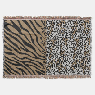 Dier luipaard zebra patroon deken